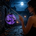 thumbnail image 7 of Cififendec Halloween Paper Lanterns, Light Up Hanging Themed Paper Lantern Props for Night Party Decor and Porch Hanging Ornament, 9.84"×7.87", 7 of 7