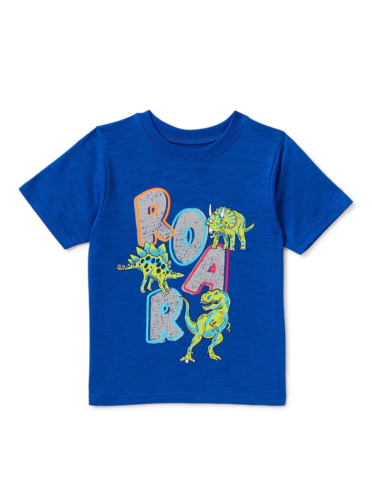 SUPFANS Toddler Boys Long Sleeve Shirts 100% Cotton T-Rex Dinosaur T-Shirts Multipacks 