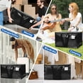 thumbnail image 2 of Heavy Duty Extra Large Moving Bags ,Alternative for Moving Boxes & Moving Supplies,Storage Totes with Zipper,Reinforced Handles and Tag Pocket-Collapsible Moving Supplies(Black,6 Pack), 2 of 10