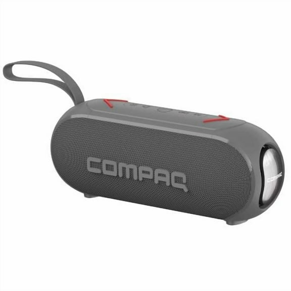 Compaq 10W Bluetooth Speaker – Portable Speaker with Bluetooth 5.0, IPX6 Waterproof, Uninterrupted Playtime, LED – Power and Performance for Indoor and Outdoor