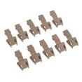 thumbnail image 2 of Colaxi 5x10 Pieces Zipper Puller End Lock Zip Pull End for 3-4mm Cord Brown 5 Pcs, 2 of 8