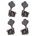thumbnail image 3 of Tachiuwa 4 Open Bass Tuning Pegs Electric Bass Tuning Pegs Machine Heads Knobs Metal Bass 2L2R Red Bronze, 3 of 8