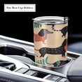 thumbnail image 5 of SKYSONIC Dogs Tumbler Stainless Steel Double Wall Vacuum Reusable Insulated Mug with Straw and Built-in Coaste for Cold and Hot Beverages, 20oz, 5 of 7