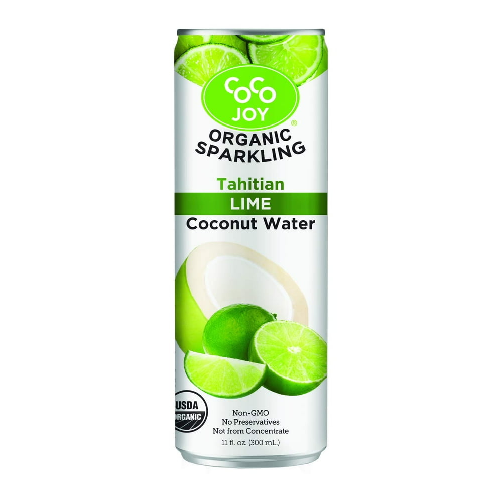 100 Organic Premium Sparkling Coco Joy Coconut Water 11 Fl oz Can