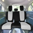 thumbnail image 5 of For 2018–2023 Honda Odyssey FH Group Neoprene Custom Fit Waterproof Car Seat Covers - 3rd Row Gray, 5 of 5