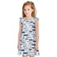 thumbnail image 1 of Balery Blue Fish Camisón de princesa para niñas, pijama de algodón con mangas abullonadas, suave y bonito.-Large, 1 of 6