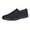 Black, variant on Comfort Slip on Driving Shoes Breathable Perforated Leather Casual Loafers with Ergonomic Soft Sole Walking Flats for Everyday Brown Size 9