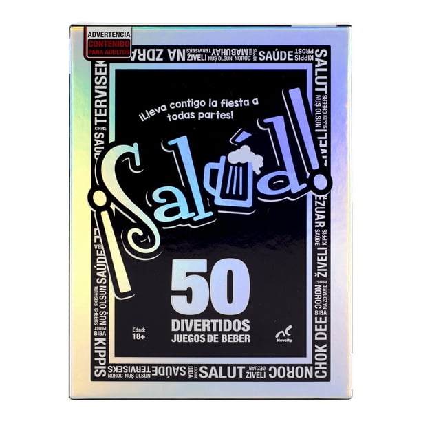 Novelty A Salud 50 Juegos del Beber Juegos de Mesa para Adultos Novelty Novelty Novelty Walmart en linea