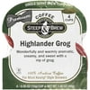 (4 Pack) Steep & BrewÃÂ® Premium Highlander Grog 100% Arabica Coffee Brew Cups 4- 0.35 oz. Box (4 pack)