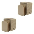 thumbnail image 3 of Dalazy Étui en Cuir pour Cartes 100+ Cartes sous Pochette pour Affaires Couleur Sable 2ensemble, 3 of 6