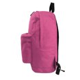 thumbnail image 4 of K-Cliffs Case 36pc Classic 18"Basic School Backpack Simple Casual Student Daily Daypack with Curved Shoulder Straps Hot Pink, 4 of 7