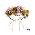 thumbnail image 6 of Rose Crown Flower Garland Headband Hair Garland Floral Headdress Halo Bohemian Party Wedding, 6 of 12