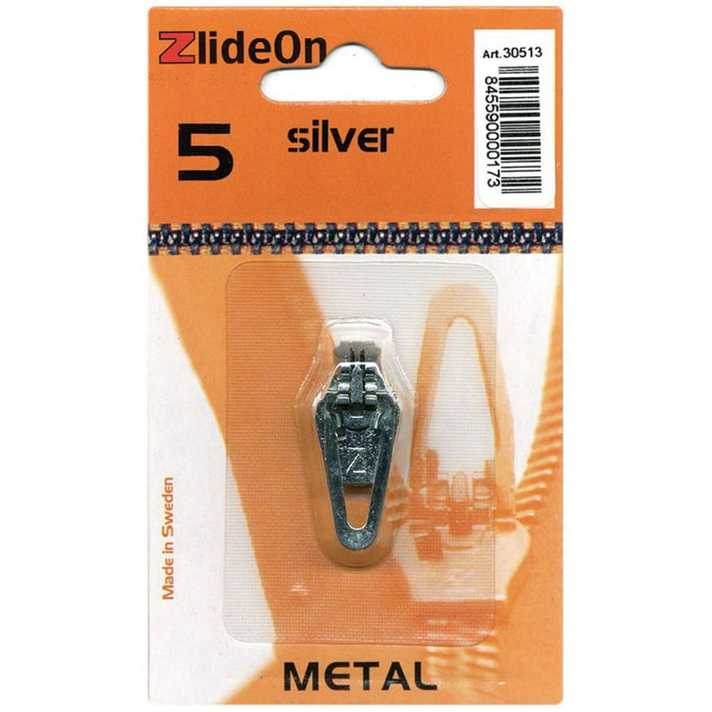 ZlideOn Zipper Pull Replacements Metal 5Silver