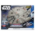 thumbnail image 6 of STAR WARS Micro Galaxy Squadron Millennium Falcon - 9-Inch Assault Class Vehicle with Four 1-Inch Micro Figure Accessories, 6 of 7