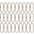 thumbnail image 1 of Cadena de bolas de metal, 200 piezas, cadenas colgantes de 4,72 pulgadas, llaveros con placa de identificación para perro con conectores para hacer joyas y manualidades, 1 of 5