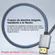 thumbnail image 4 of 1 Metro Cable Hdmi 2.1 Vídeo 4k 120hz 8k 60hz Ps5 Ps4 Xbox Gris, 4 of 4