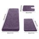 thumbnail image 3 of Juego de alfombras de baño de espuma viscoelástica | Alfombra de baño y de inodoro antideslizante de 3 piezas | Alfombra de ducha súper absorbente para el suelo del baño | Suave felpa de terciopelo, 3 of 9