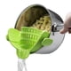 thumbnail image 1 of Colador de cocina de silicona con clip para escurridor de sartenes, 1 of 5