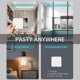 thumbnail image 3 of Wireless Light Wall Switch RF 433Mhz Relay Receiver with 1x1Gang Panel Switch LED Remote Control for LED Lamp, 3 of 5
