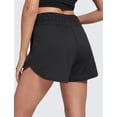 thumbnail image 2 of Shorts CRZ YOGA con dobladillo tipo delfín, tiro alto, negro, talla L, 2 of 4