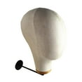thumbnail image 2 of Soporte de peluca moderno en percha de peluca estable Beige Gloria Soporte para peluca montado en la pared, 2 of 8
