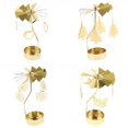 thumbnail image 1 of Candelabro Giratorio De Navidad De Navidad De 4 Piezas Con Candelabro Giratorio De Luz De Té - Home Shop Pub Decoraciones Zulema Candelabro para decoración navideña, 1 of 8