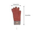thumbnail image 3 of Fjofpr Heated Gloves for Women Cold Weather Heated Gloves for Men Winter Gloves Women Warm USB Winter Men Women Fashion Cold Warm Heating Windproof Half Bare Finger Knit Gloves, 3 of 9