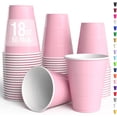 thumbnail image 2 of PYYNA-18 Oz Pink Plastic Cups For Party Supplies 50 Pack | Pink Disposable Cups Plastic | Disposable Drinkware For Parties, Events & Everyday, 2 of 3