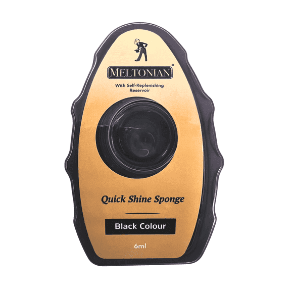 Meltonian Quick Shine Sponge, Black