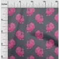 thumbnail image 1 of oneOone Cotton Poplin Fabric Peacock Block Printed Fabric 1 Yard 42 Inch Wide, 1 of 4