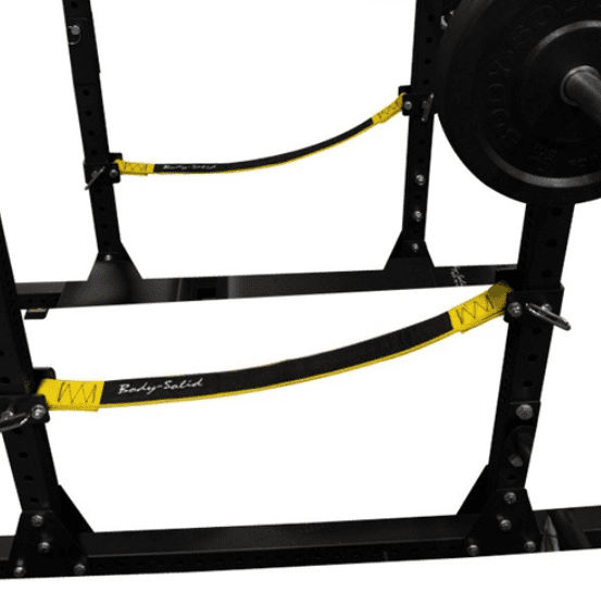 Body-Solid SPR1000SSDB Double Power Rack Package w/Power Rack Strap Safeties (New)