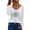 White, variant on Aayomet Workout Tops Women Casual V-Neck T-Shirts Loose Puff Short-Sleeve Tops Tunic Blouse,Red L