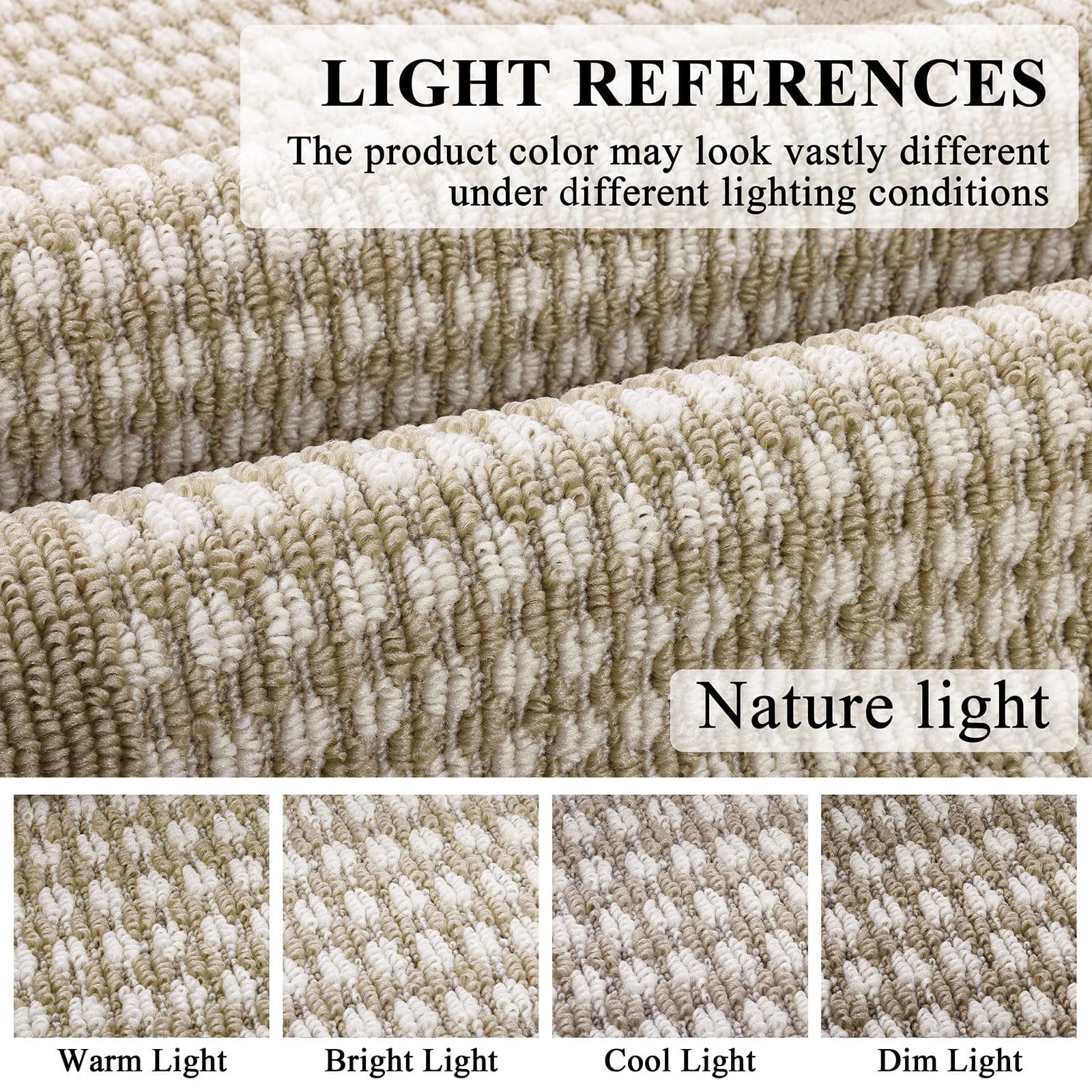 Findosom 2'x6' Hallway Runner Rug Non Slip Entryway Mat with Rubber Backing,Heavy-duty Durable Entryway Floor Mat Machine Washable Doormat,Laundry Runner Rug for Garage Kitchen,Beige