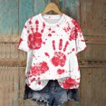 thumbnail image 2 of Towmus Women's Shirt Graphic Tees Halloween Clothes Loose Fit Casual Crew Neck Short Sleeve Tops, 2 of 6