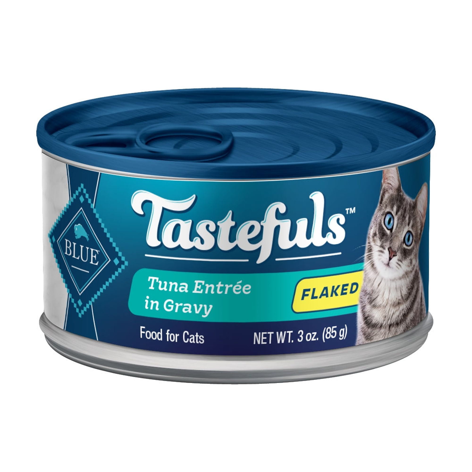 (24 pack) Blue Buffalo Tastefuls Wet Cat Food with Tuna, 3-oz. Can