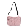 thumbnail image 2 of Bolso bandolera de lona para mujer, bolso de hombro, riñonera, bolso pequeño – Correa ajustable y desmontable, diseño ligero y compacto, ideal para el día a día, uso casual y viajes., 2 of 5