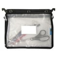 thumbnail image 5 of Expanding Zipper Pouch, 13 X 9 1/4, Clear/black | Bundle of 5 Each, 5 of 5