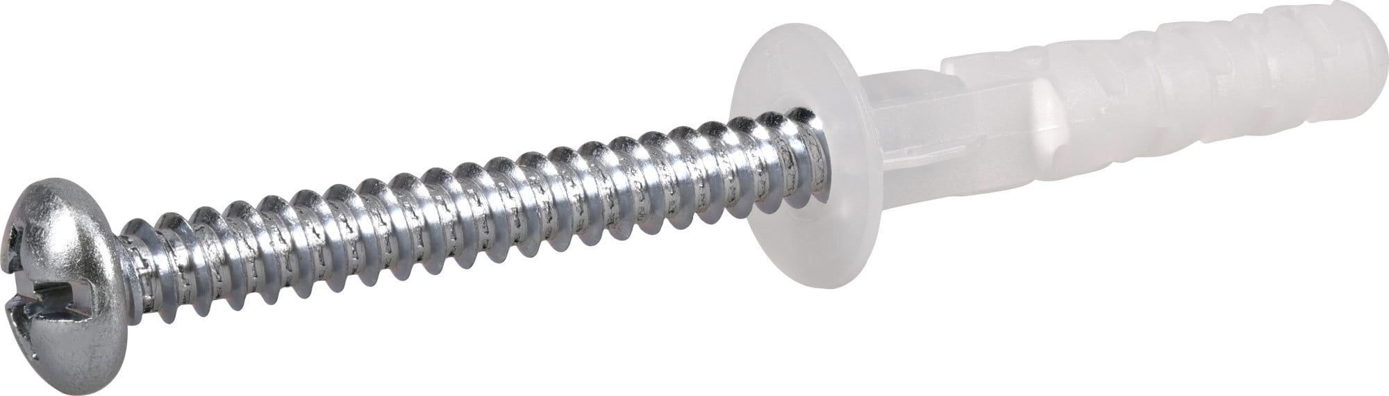 Hillman Sharkie Anchors and Screws, Nylon, 70 lbs(#8-14), 4 Sets