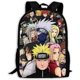 thumbnail image 1 of Mochila de anime Naruto para niños, mochila escolar con temática de Sasuke y Naruto, ligera y duradera, diseño unisex., 1 of 5