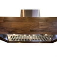thumbnail image 3 of ZLine 681W48 48 In. 1200 Cfm Designer Series Wooden Wall Mount Range Hood In Butcher Block (681w-48), 3 of 5