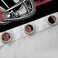 thumbnail image 4 of jejeloiu Football Sport City Black Out Curtains,Red Rugby Helmet Curtains Pack of 2 (42x63 Each) For Boys Kids, 4 of 6