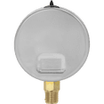 thumbnail image 2 of Zenport LPG160 Glycerin Liquid Filled Pressure Gauge, 160 PSI, Silver - 10 Pack, 2 of 5