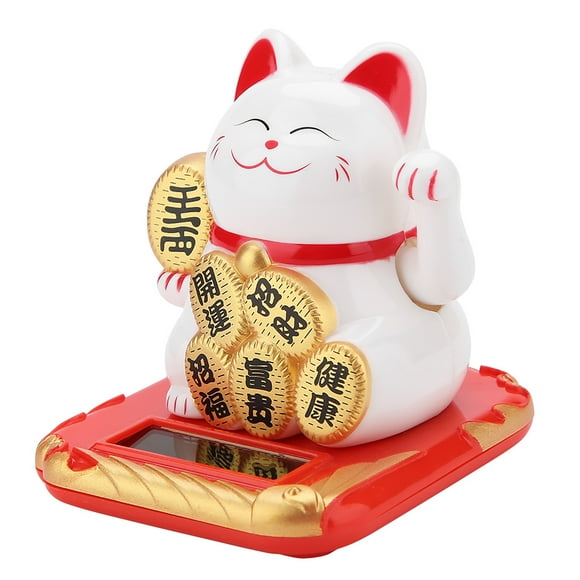 Beckoning Cat,Solar Powered Welcoming Cat Solar Lucky Cat Lucky Cat Custom Engineered