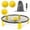 Yellow, variant on Portable Roundnet Game Set, Outdoor Beach Game with 2 Balls, Sturdy Net & Carry Bag for Beach, Backyard, Lawn, Park, Camping and Gathering