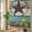 Bronze, variant on Country Texas Star Window Privacy Film, Vintage Blue Brown Wooden Board Farmhouse Stained Glass Rainbow Film Decorative Window Clings, Static Cling Sun Blocking Stickers 23.6" x 59"