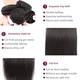 thumbnail image 2 of Beauty Forever-extensiones de cabello humano virgen brasileño, accesorio capilar liso con cierre de encaje HD 5x5, 2 of 5
