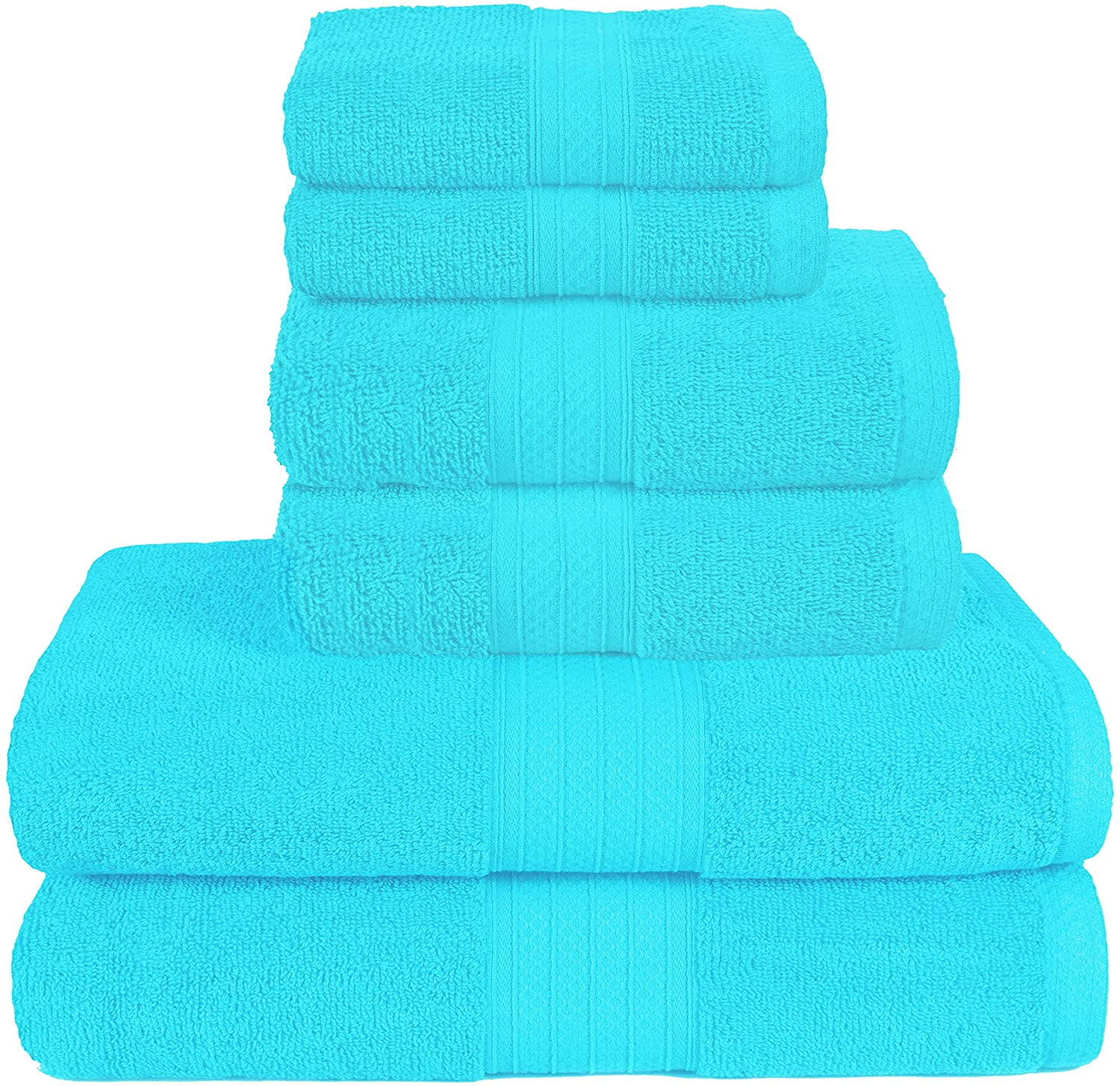 Details about   Top Selling Item Highly Absorbent 6 Pack Bath Towels Set 100% Cotton 600 GSM 