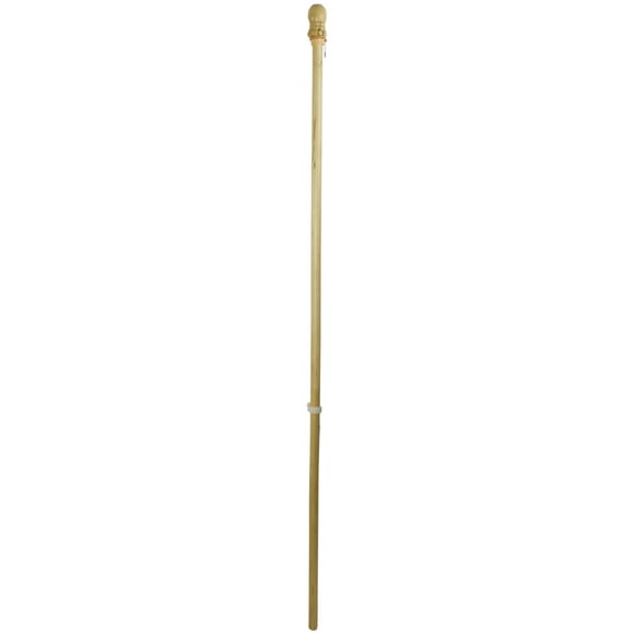 Northlight 5' Wooden Flagpole with Anti-Furling Ring and Bracket Kit