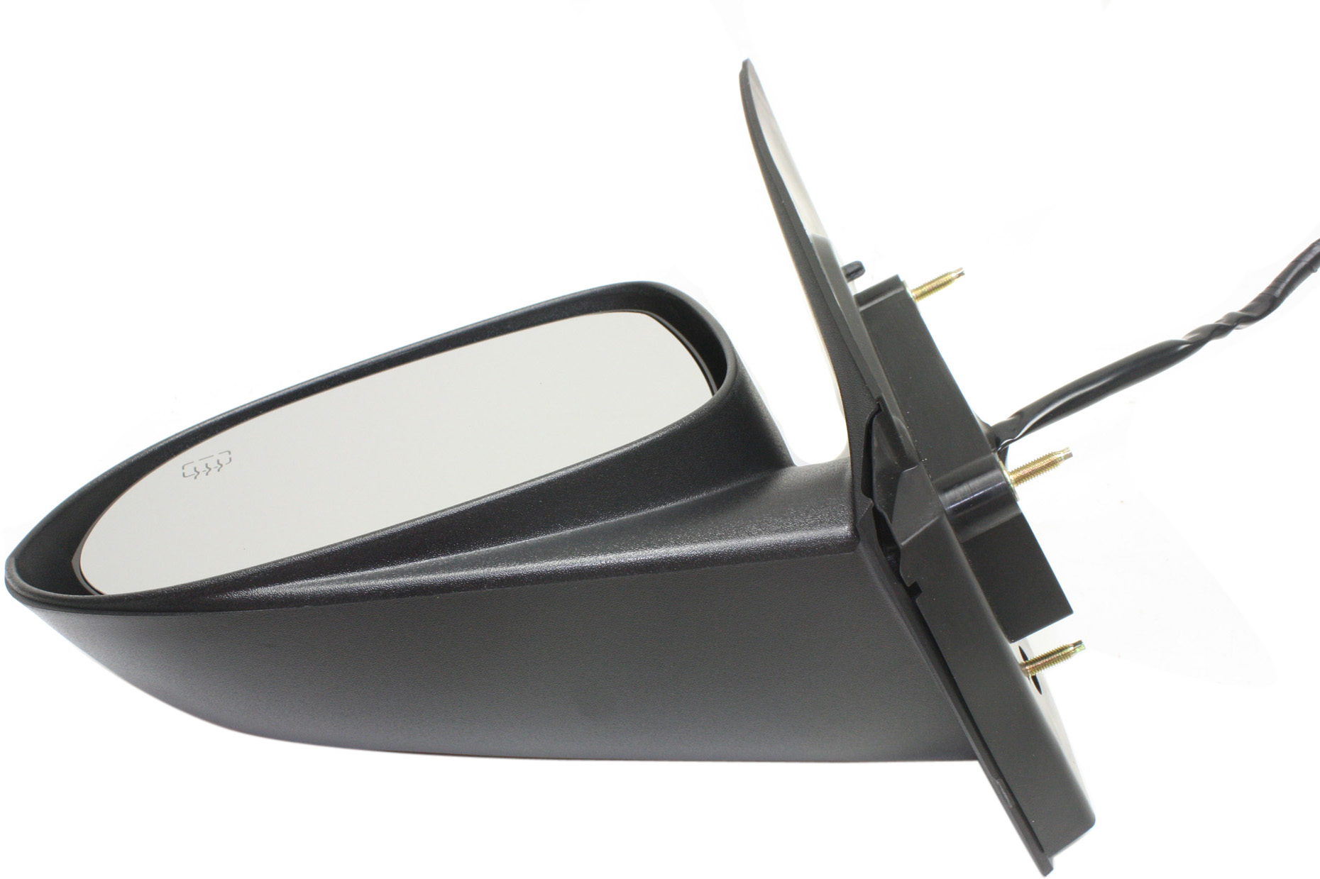 Mirror Compatible With 2007-2012 Dodge Caliber Left Driver Side Heated Textured Black Kool-Vue