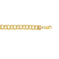 thumbnail image 2 of JewelStop 14k Yellow Gold 8.4mm Charm Bracelet 8" Lobster Claw, 2 of 7
